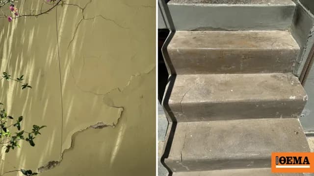 Οι ρωγμές στην Κυψέλη τρομάζουν τους κατοίκους λόγω Μετρό
