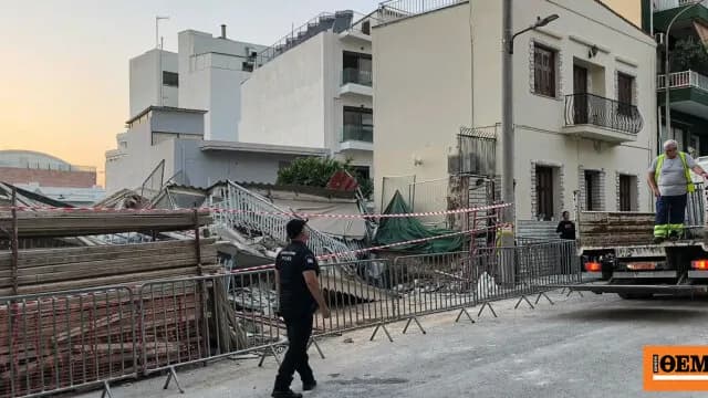 Κατάρρευση πολυκατοικίας στα Πετράλωνα: Σφραγίστηκε ο χώρος