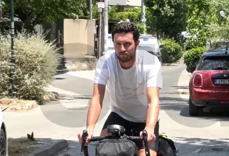 Ο Γάλλος ποδηλάτης έπεσε θύμα ληστείας στο Μενίδι λόγω GPS