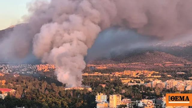 Φωτιά στο Πάρκο Γουδή: Κάηκε το κτίριο του Μπάντμιντον