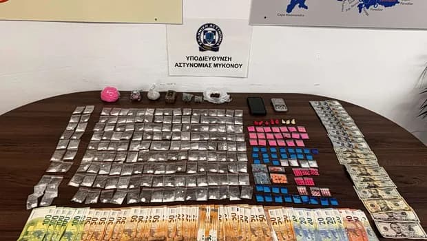 Σύλληψη 30χρονου αλλοδαπού για ναρκωτικά στη Μύκονο