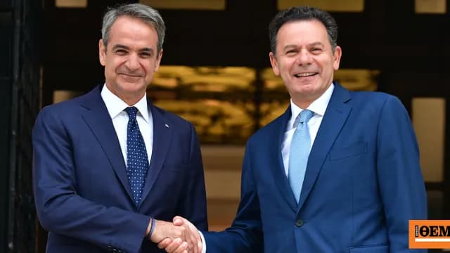 Ο Μητσοτάκης συναντήθηκε με τον Μοντενέγκρο στο Μαξίμου