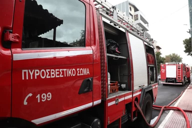 Φωτιά σε αυτοκίνητο στη Νέα Ιωνία Βόλου