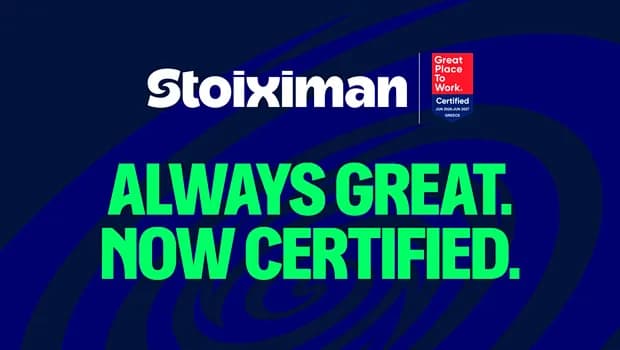 Η Stoiximan κερδίζει την πιστοποίηση Great Place to Work