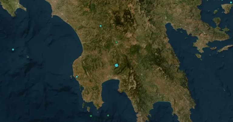 Σεισμός 3,9 Ρίχτερ σημειώθηκε στα Αρφάρα Μεσσηνίας