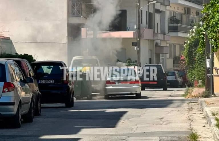 Φωτιά ξέσπασε σε αυτοκίνητο στη Νέα Ιωνία Βόλου το Σάββατο