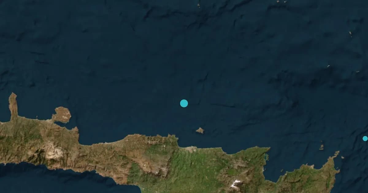 Σεισμός 4,4 Ρίχτερ στην Κρήτη το μεσημέρι Σαββάτου