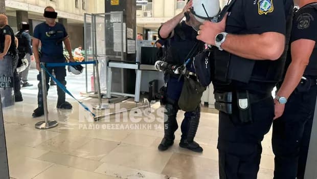 Οι δύο συλλήψεις μετά την ένταση στα Δικαστήρια Θεσσαλονίκης