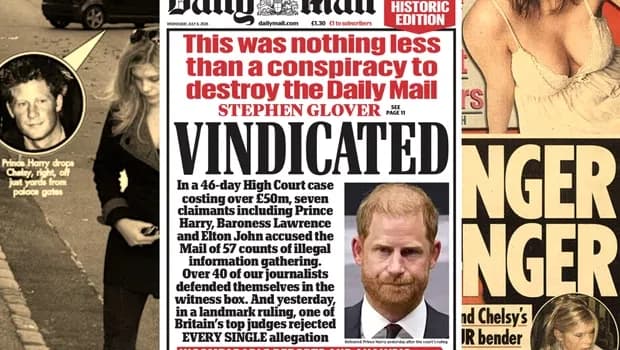 Ο Πρίγκιπας Χάρι μιλά μετά την ήττα από τη Daily Mail