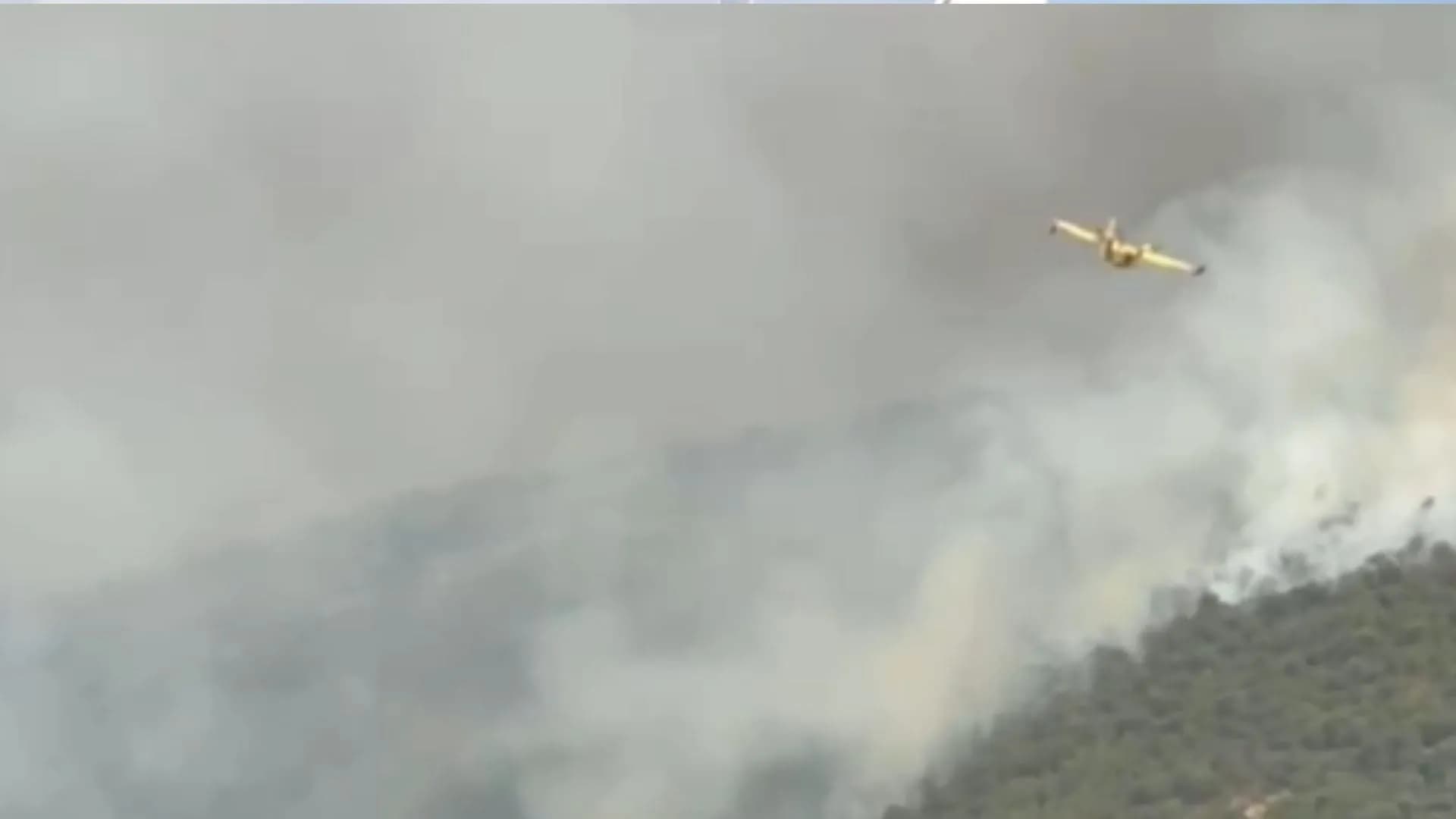 Τα ελληνικά CL-415 στην Ισπανία μάχονται τις φλόγες