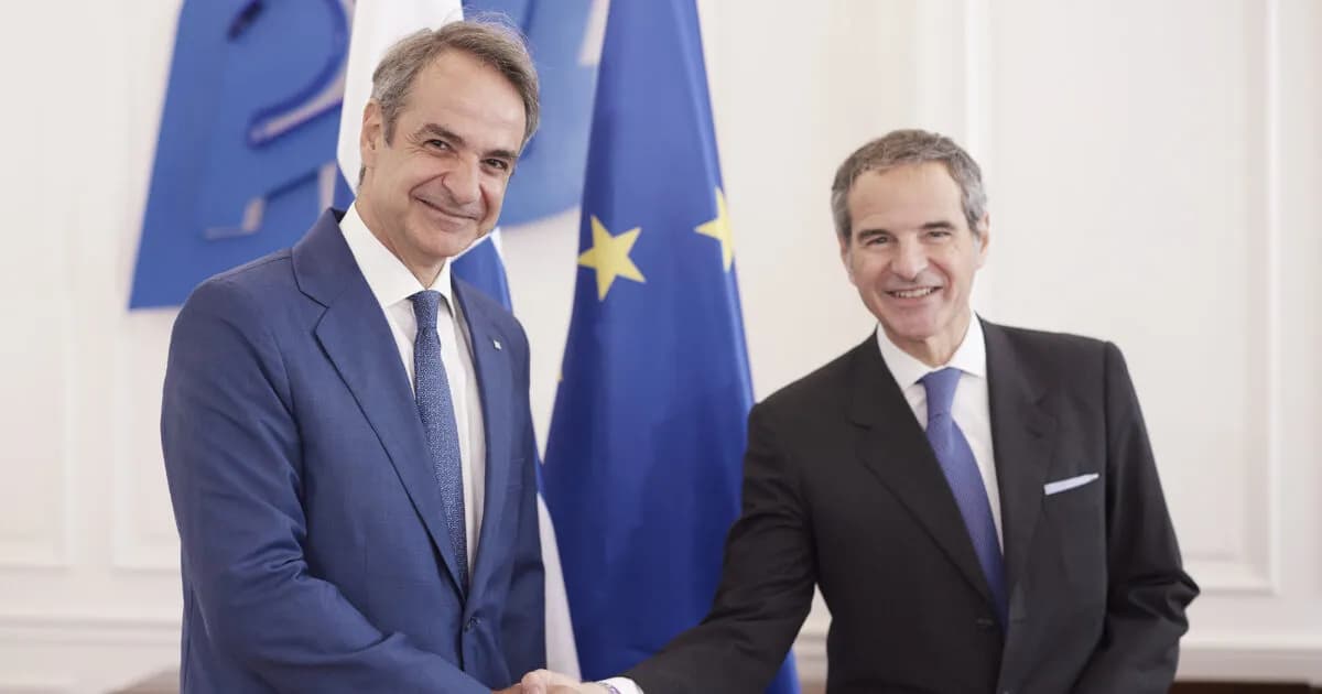 Ο Μητσοτάκης δέχθηκε υποψηφίους για Γενικό Γραμματέα ΟΗΕ