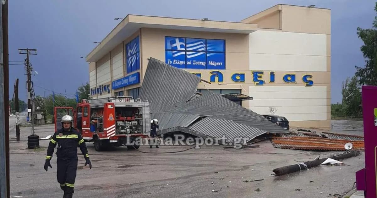 Η κακοκαιρία express σαρώνει την Ελλάδα με χαλάζι