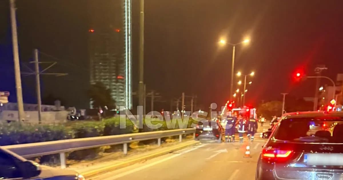 Δύο τροχαία στο Ελληνικό προκαλούν κυκλοφοριακό χάος