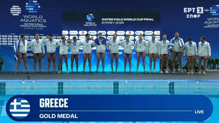 Η Εθνική πόλο ανδρών κατέκτησε ιστορικό χρυσό στο Σίδνεϊ