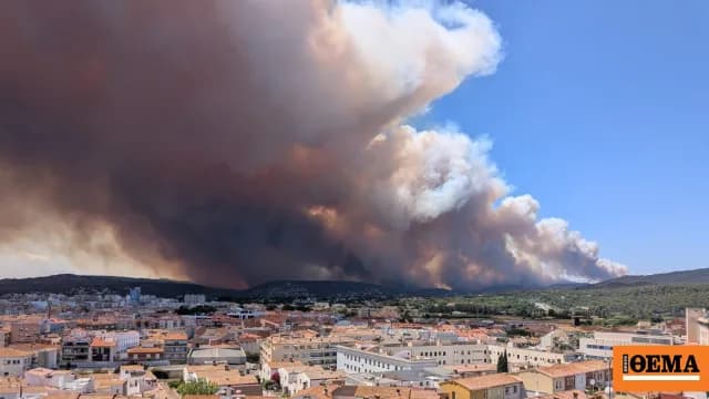Πυρκαγιά στην Κόστα Μπράβα: 12.000 άνθρωποι σε περιορισμό