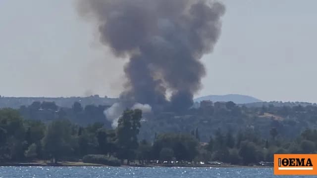 Η πυρκαγιά στον Ωρωπό σε ύφεση, χωρίς ενεργό μέτωπο