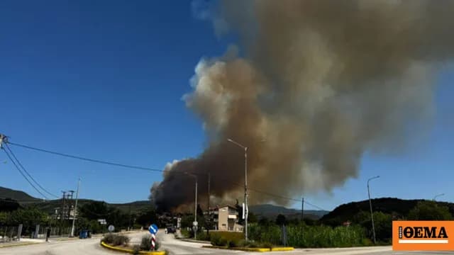 Φωτιά στο Κομπότι Άρτας: Εκκενώσεις με μήνυμα του 112
