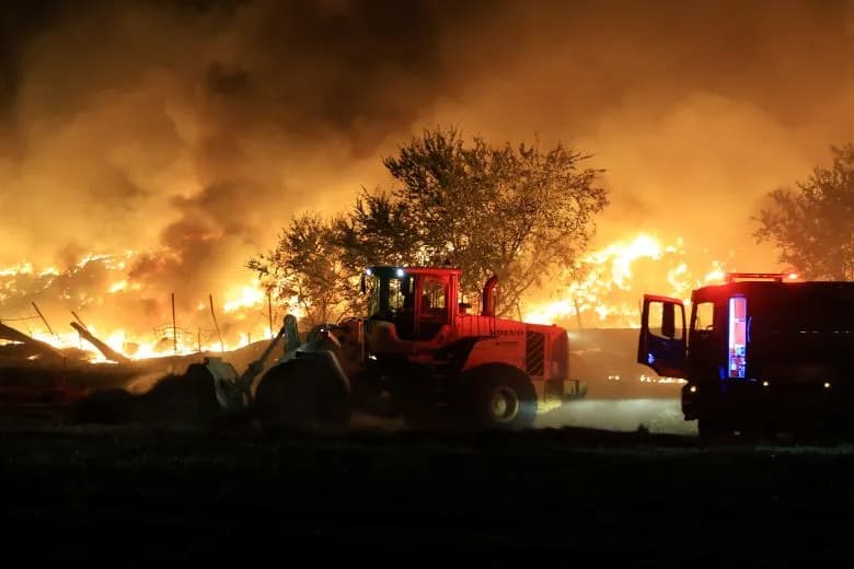 Μεγάλη πυρκαγιά στο Ομορφοχώρι Λάρισας: Σενάριο εμπρησμού