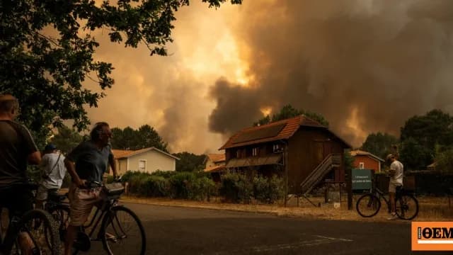 Η φωτιά στο Καπ Φερέ οδηγεί σε εκκένωση με βάρκες στη Γαλλία