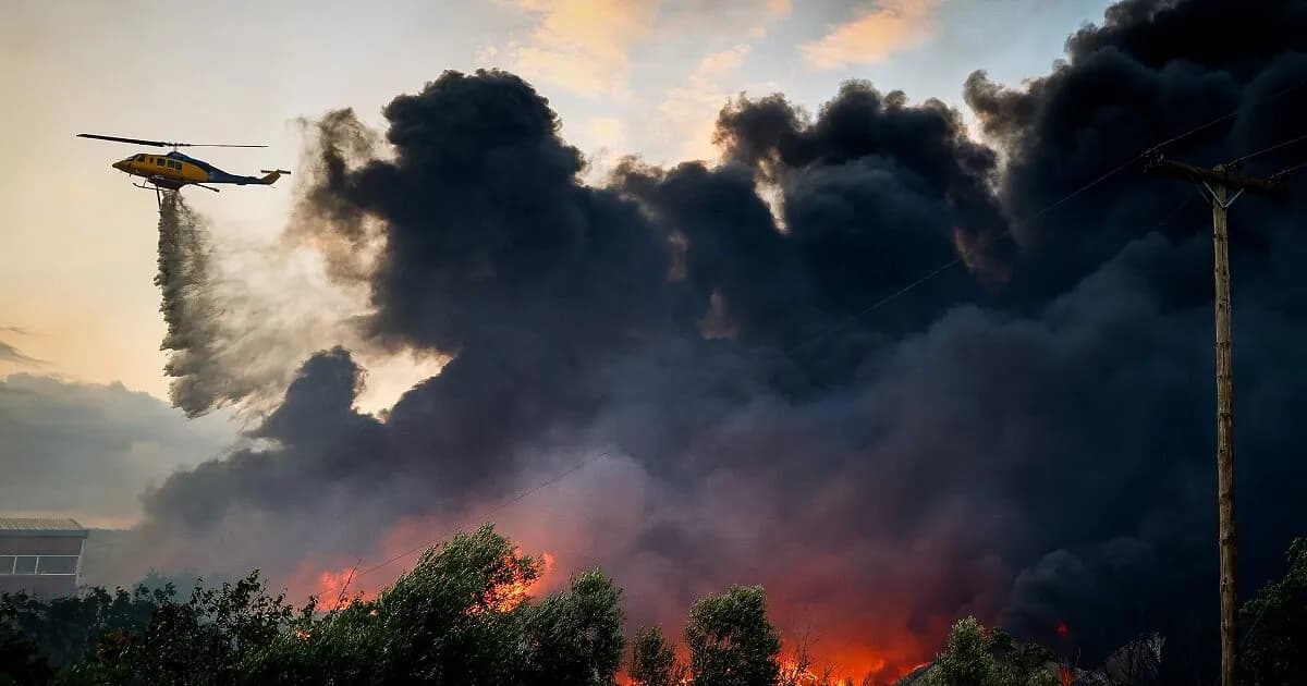 Φωτιά στην Κοζάνη και νέο μέτωπο στην Πυλαία Θεσσαλονίκης