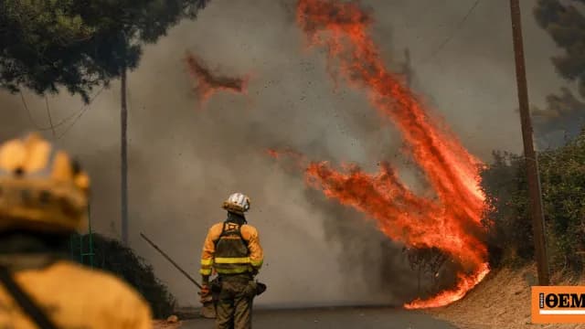 Η φωτιά στη Μαδρίτη ξέφυγε τελείως από τον έλεγχο