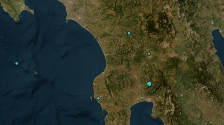 Σεισμός 3,9 Ρίχτερ στα Αρφαρά Μεσσηνίας την Κυριακή