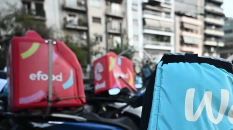 Στάση εργασίας σε Efood και Wolt την ώρα του τελικού