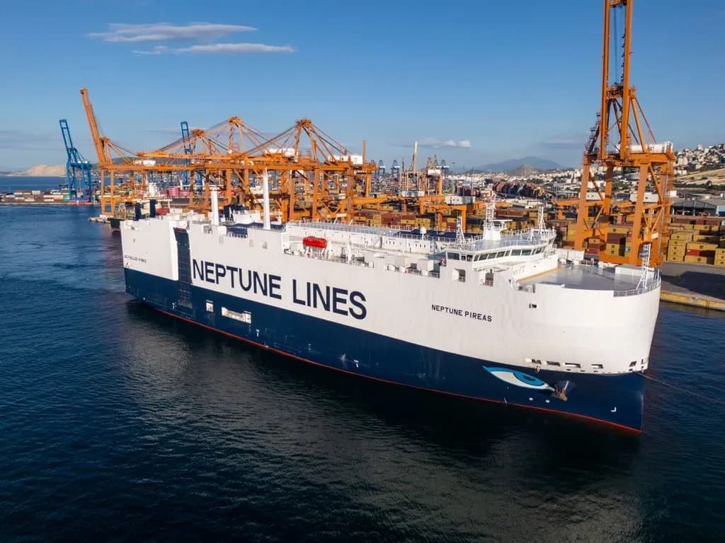 Το πλοίο Neptune Pireas έφτασε στο λιμάνι του Πειραιά