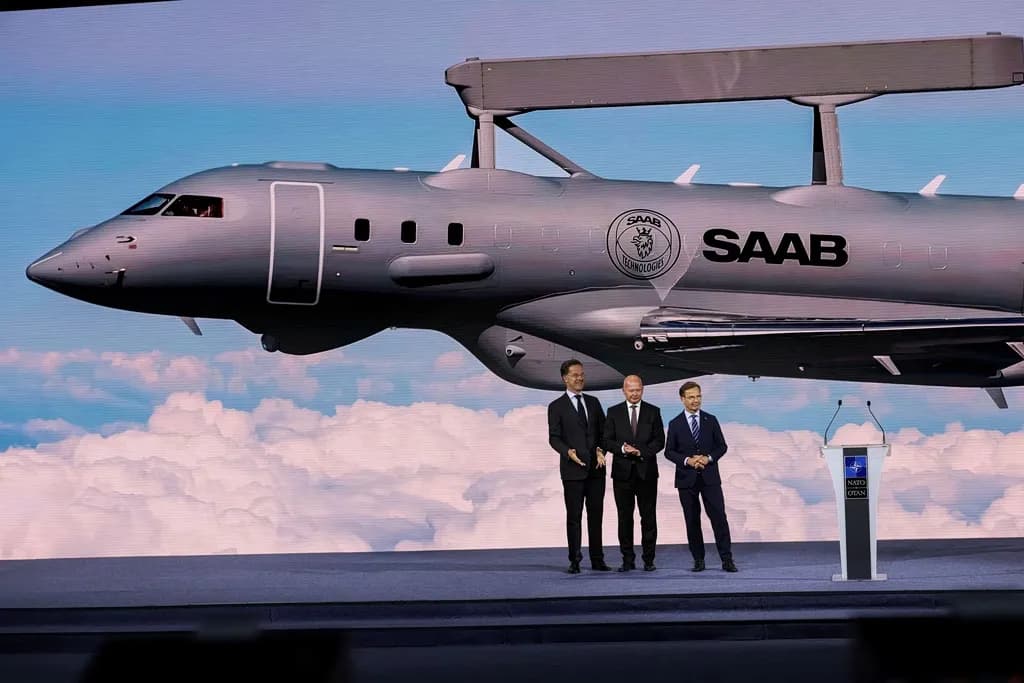 Το ΝΑΤΟ επιλέγει τα αεροσκάφη GlobalEye της Saab έναντι Boeing