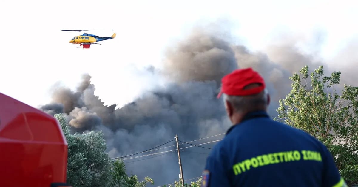 Οι ισχυροί άνεμοι αυξάνουν τον κίνδυνο πυρκαγιάς σήμερα