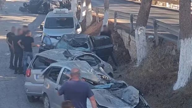 Το τρομακτικό τροχαίο στη Χερσόνησο της Κρήτης σε βίντεο
