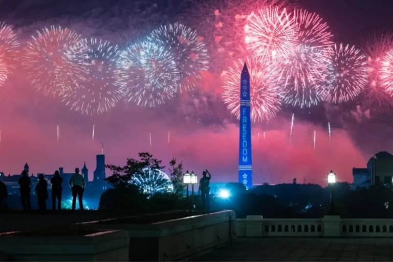 Η Ουάσιγκτον πνίγηκε στη ρύπανση από τα πυροτεχνήματα