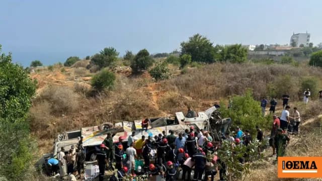 Η Αλγερία θρηνεί 25 νεκρούς από ανατροπή λεωφορείου
