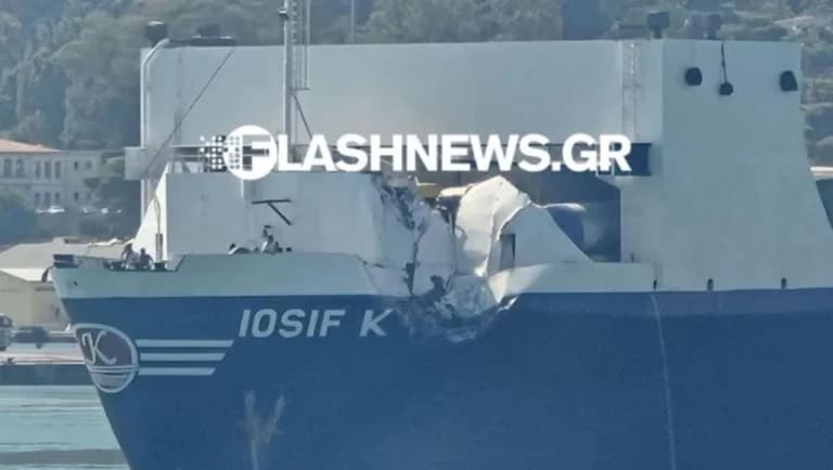 Σύγκρουση πλοίων στη Σούδα: Απεφεύχθησαν τα χειρότερα
