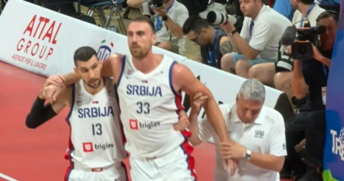 Ο τραυματισμός του Μιλουτίνοφ στο Σερβία Ιταλία