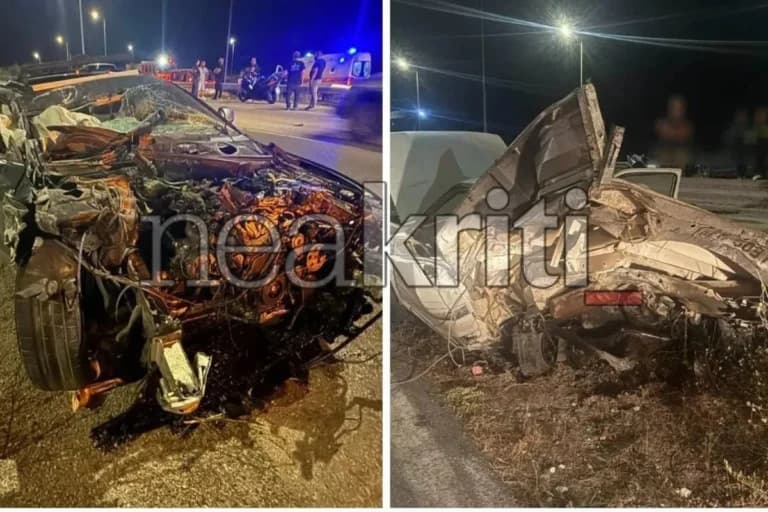 Νεκρός οδηγός αγροτικού σε τροχαίο στο Βενεράτο Ηρακλείου