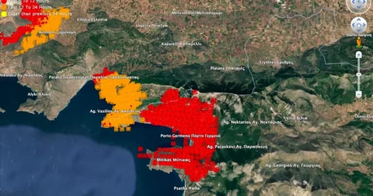 Ασύλληπτη καταστροφή: Κάηκαν 50.000 στρέμματα στη Βοιωτία