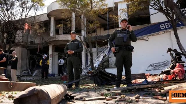 Η έκρηξη φορτηγού στην Κολομβία αφήνει 14 τραυματίες