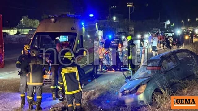Σοβαρό τροχαίο στον Έβρο: Έξι τραυματίες σε σύγκρουση ΙΧ