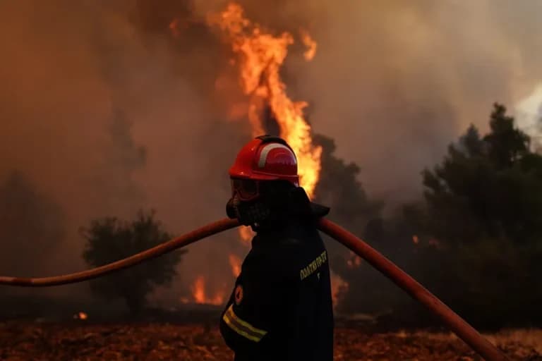 Η πυρκαγιά στο Βόλο τέθηκε υπό έλεγχο μετά από ώρες μάχης