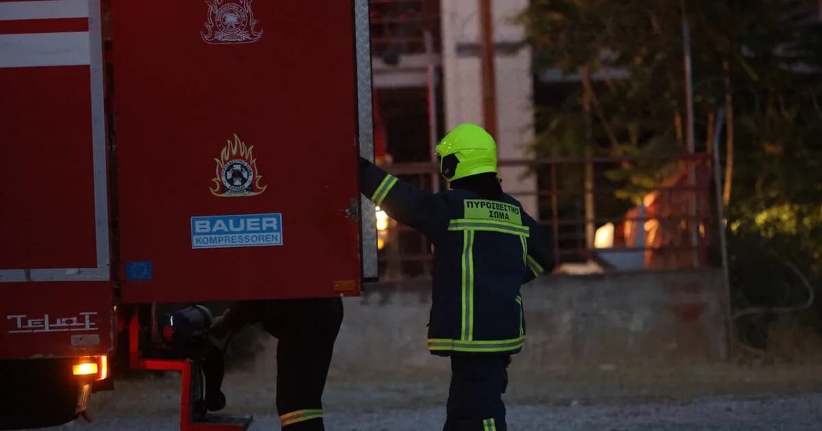 Ξέσπασε φωτιά στην Πρώτη Σερρών, κοντά σε καταφύγιο