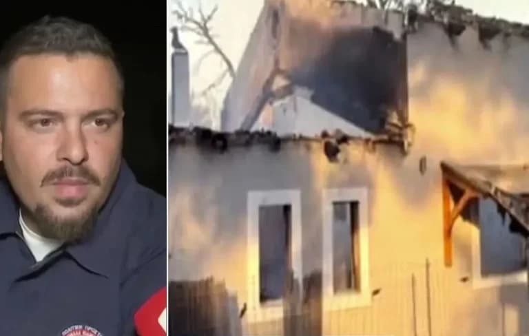 Ο εθελοντής πυροσβέστης έχασε σπίτι στην πυρκαγιά στα Βίλια