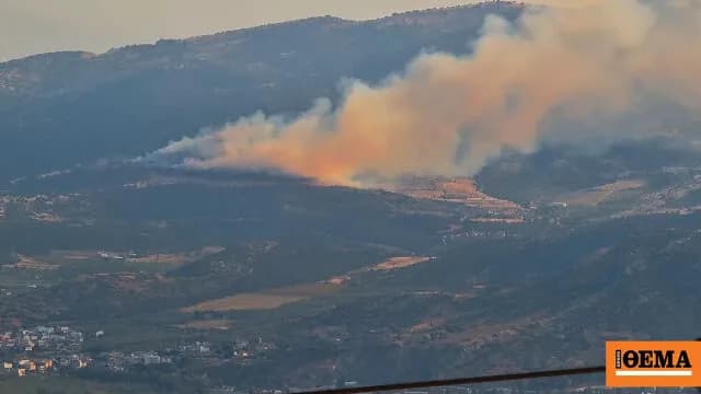 Φωτιά στα Αϊβαλιώτικα Βόλου: Μήνυμα 112 για ετοιμότητα