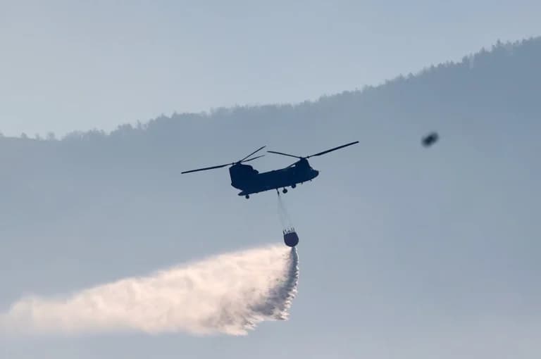 Φωτιά σε δασική έκταση στην Κόνιτσα Επιχειρεί ελικόπτερο