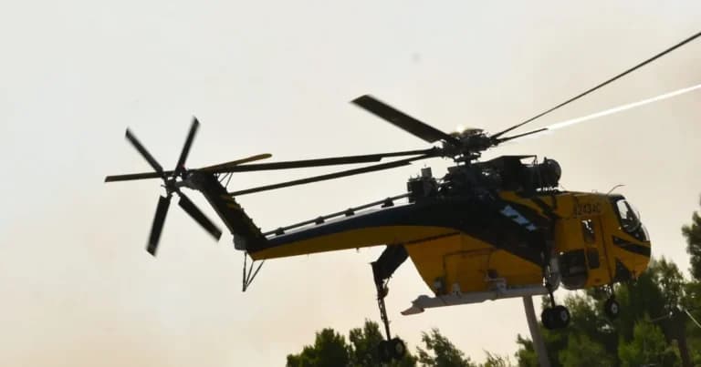 Η τραγική σύγκρουση ελικοπτέρων στην Ψάθα με δύο νεκρούς