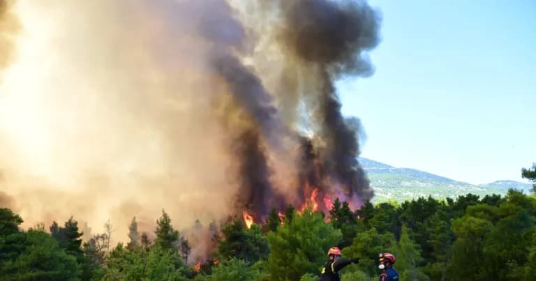 Δύο συλλήψεις για τις φωτιές σε Σκύρο και Λακωνία