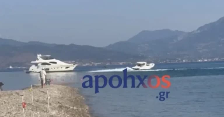 Το πολυτελές γιοτ παραμένει κολλημένο στο Δρέπανο Αχαΐας