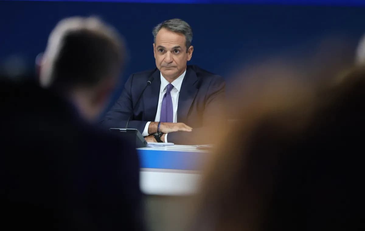 Ο Μητσοτάκης παρουσιάζει την επέκταση του Μετρό στην Καλαμαριά