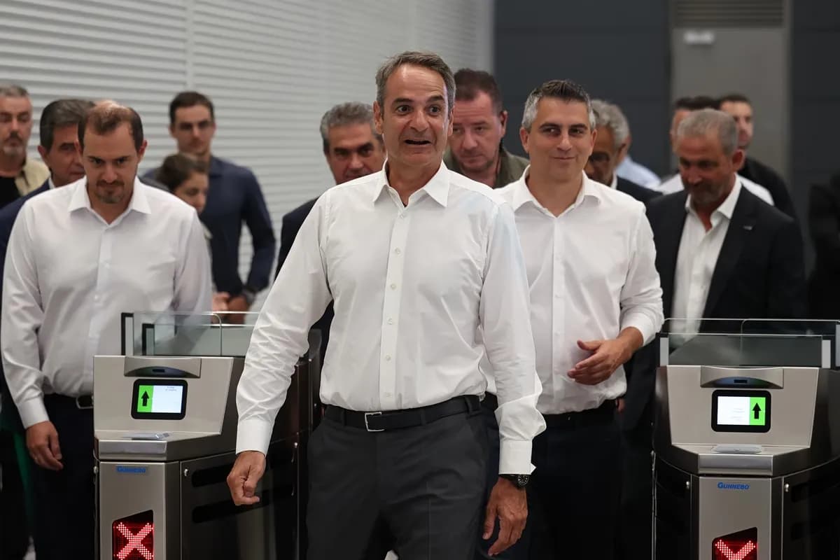 Ο Μητσοτάκης εγκαινίασε την επέκταση του Μετρό Θεσσαλονίκης