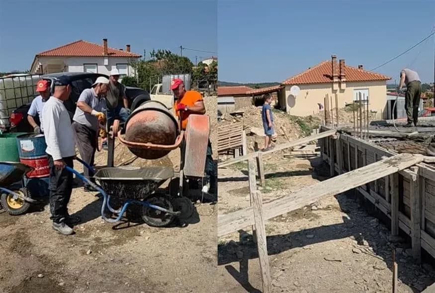 Η αλληλεγγύη στον Έβρο: Χωριό έχτισε σπίτι για ζευγάρι